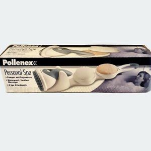 Pollenex Personal Spa Cordless Massager 3 Attachments NWT Sealed in Box